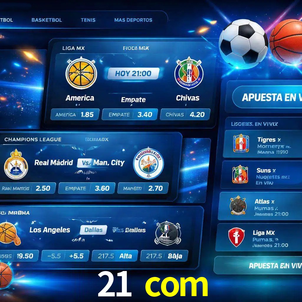 Mercados de apuestas deportivas 21 com para jugadores en México
